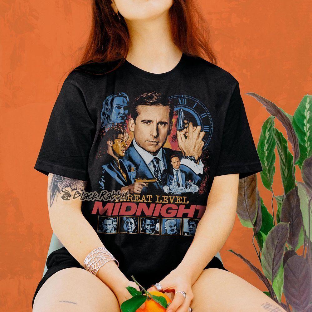 The Office Threat Level Midnight Retro Vintage Vuitino Merch